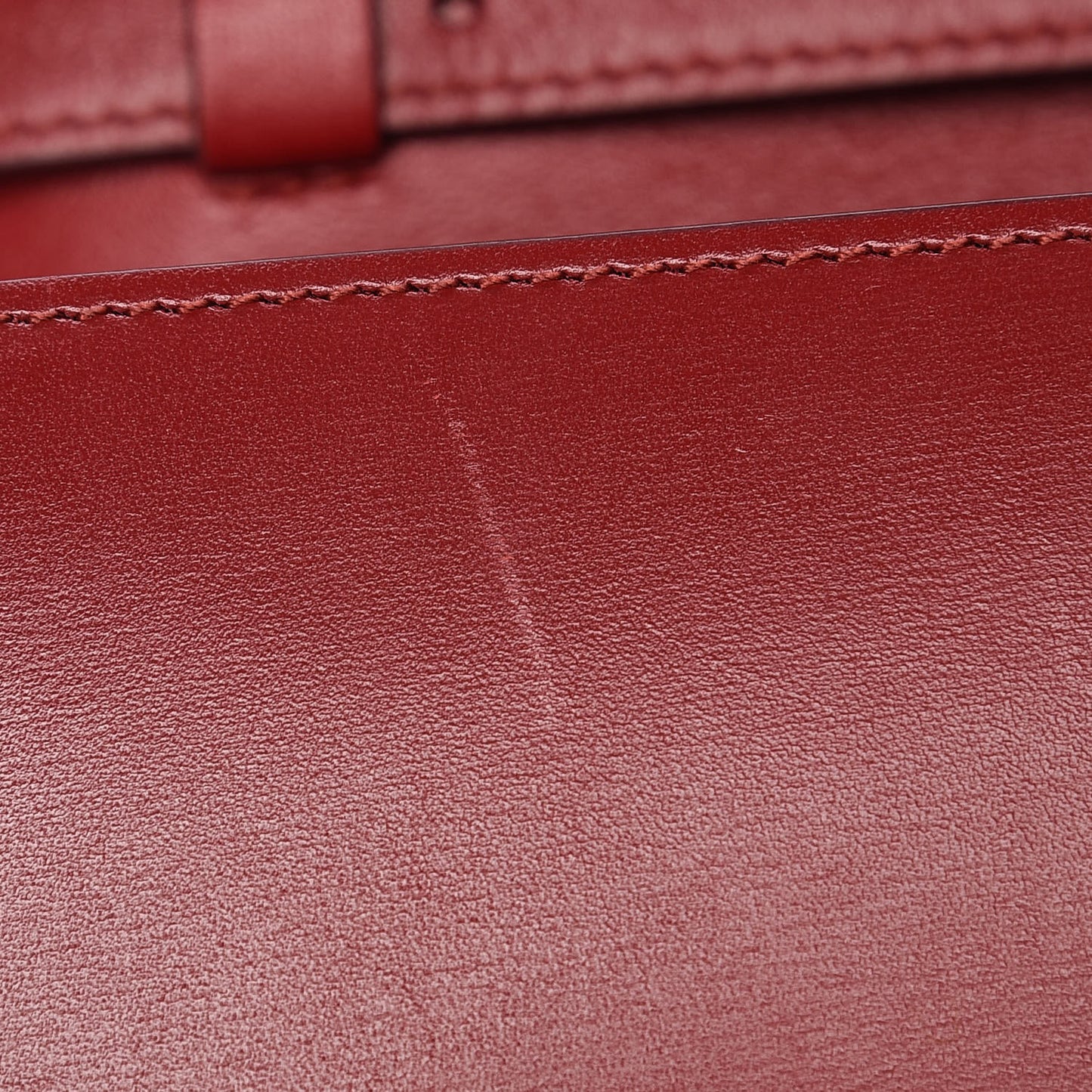 Smooth Calfskin Small Classic Box Flap Bag Red