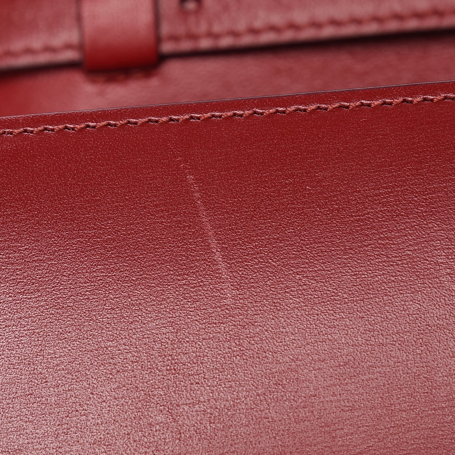 Celine Smooth Calfskin Small Classic Box Flap Bag Red 8 of 13