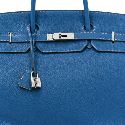 Hermes Togo Eclat Birkin 40 Mykonos White 8 of 14