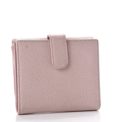 Chanel Caviar Timeless CC Compact French Wallet Pink 3 of 8
