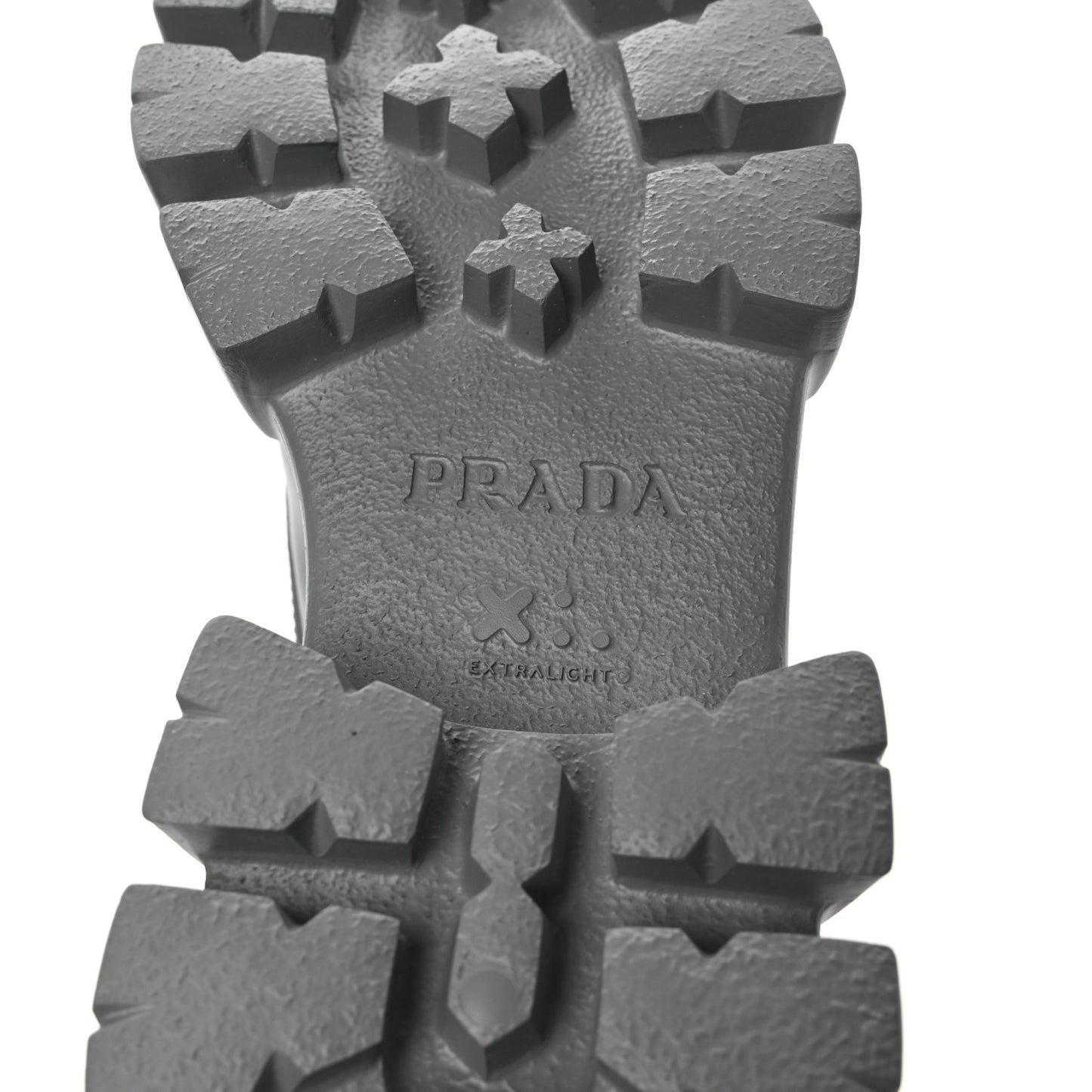 Spazzolato Rois Re-Nylon Metal Triangle Logo Monolith Pouch Pocket 55mm Boots 38.5 Marble Grey