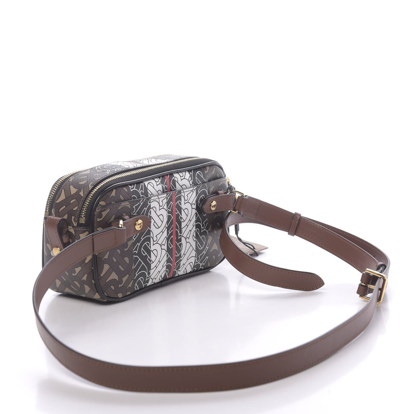 E-Canvas Monogram Stripe Convertible Camera Bag