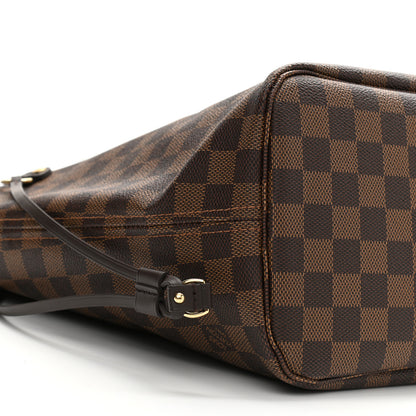Louis Vuitton Damier Ebene Neo Neverfull MM Rose Ballerine 10 of 11