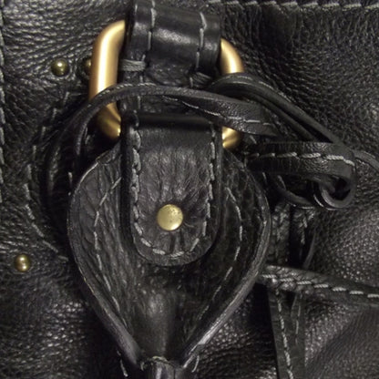 Chloe Leather Paddington Tote Noir 10 of 14