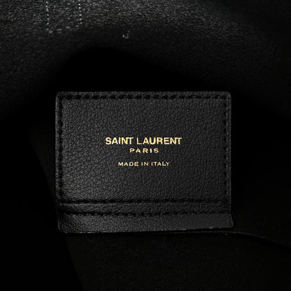 Saint Laurent Calfskin Large Shopping Tote Black 7 of 11