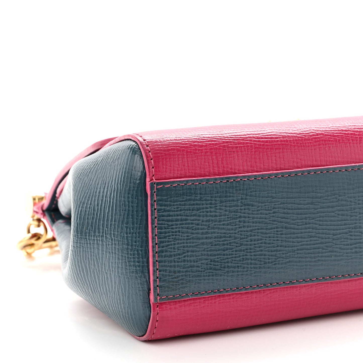 Dauphine Small Tricolor Miss Sicily Satchel Pink