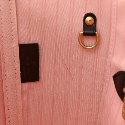 Louis Vuitton Damier Ebene Neo Neverfull MM Rose Ballerine 14 of 14