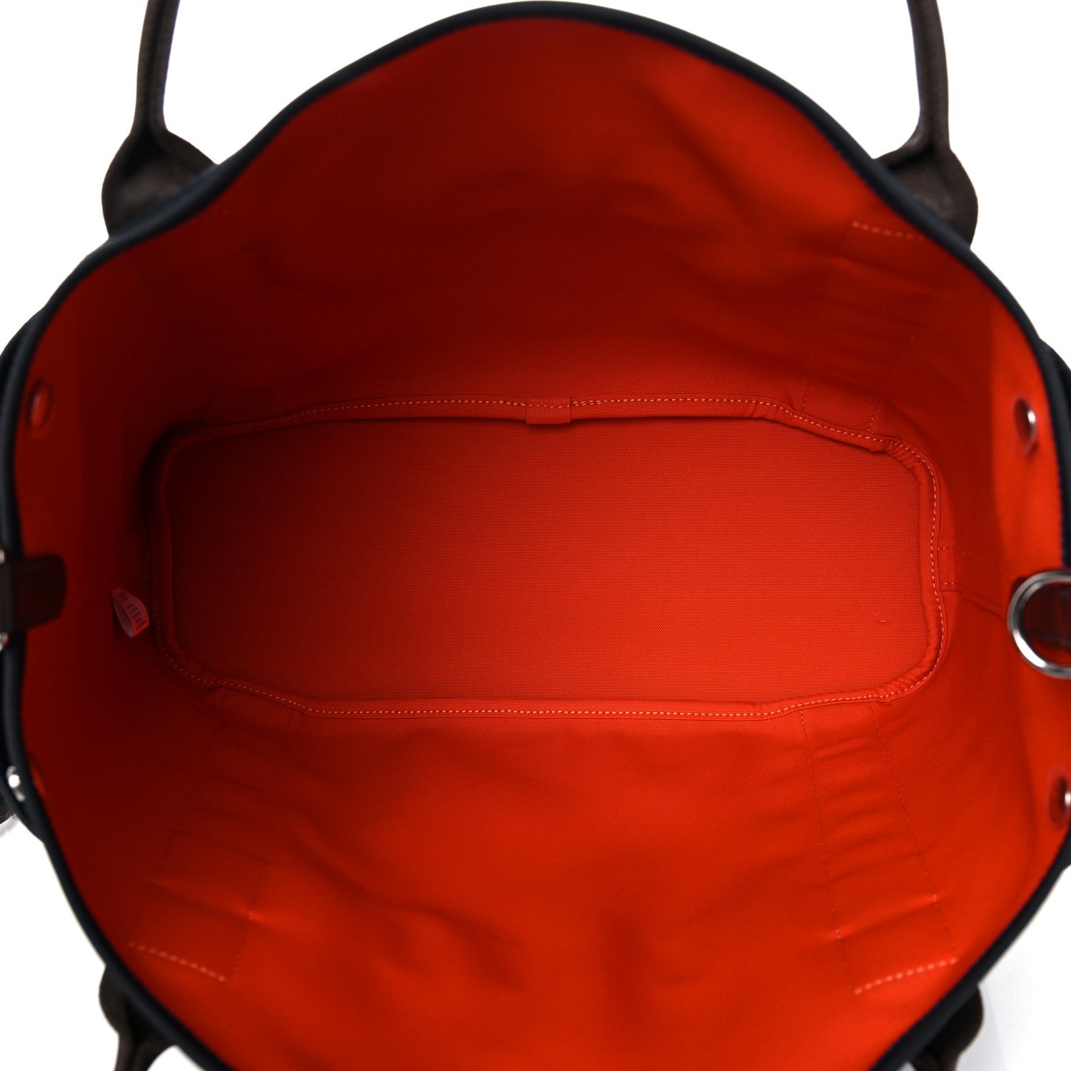 Hermes Toile Sac De Pansage Groom Bleu Navy Feu 6 of 14