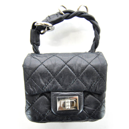 Chanel Quilted Leather 2.55 Ankle Wrist Bag Black 1 of 6