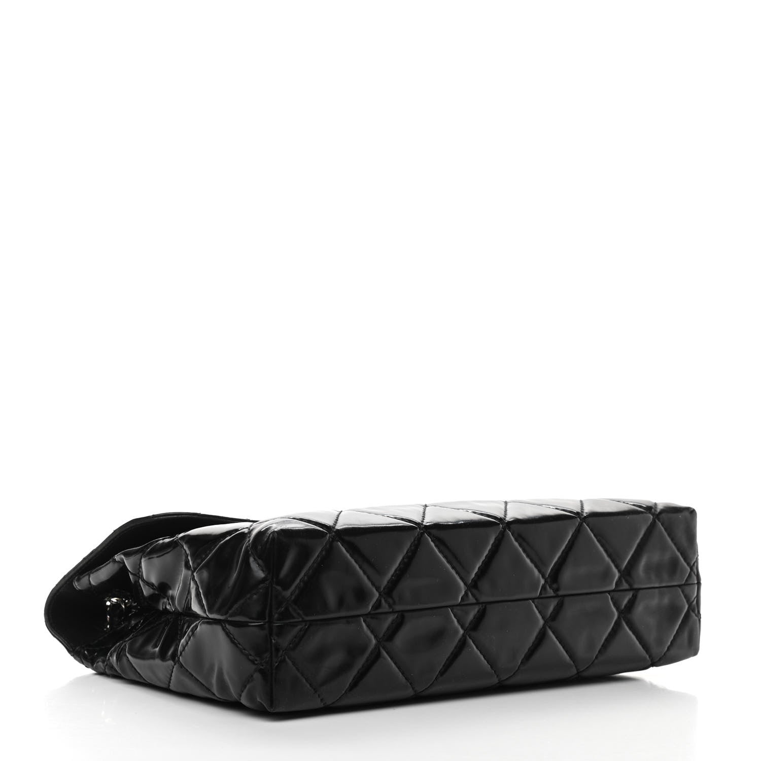 Chanel Vinyl Quilted In the Business Flap Bag Black 4 of 11