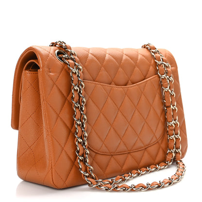 Chanel Caviar Quilted Medium Double Flap Light Brown 3 of 9