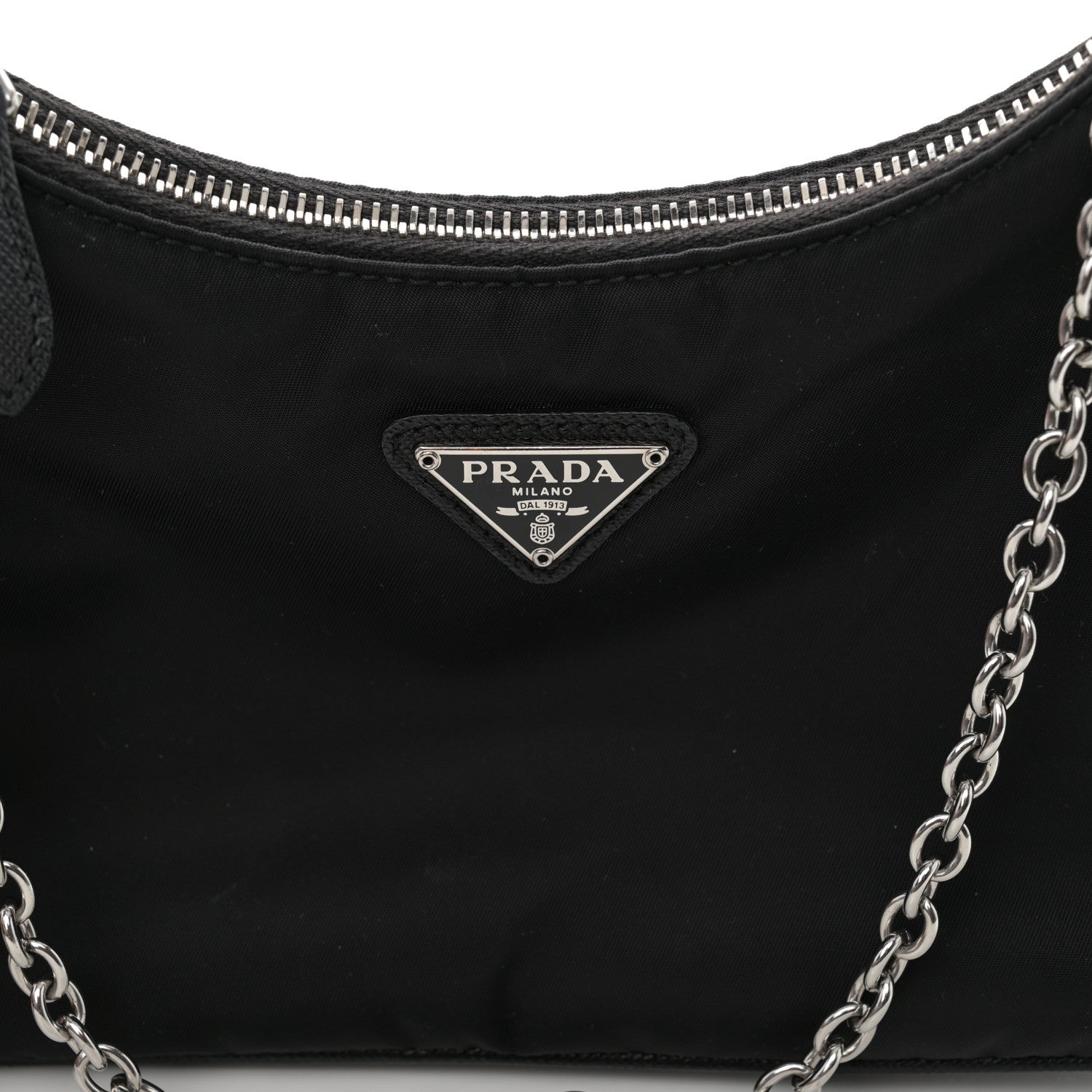 Prada Nylon Re-Edition 2005 Shoulder Bag Black 9 of 11