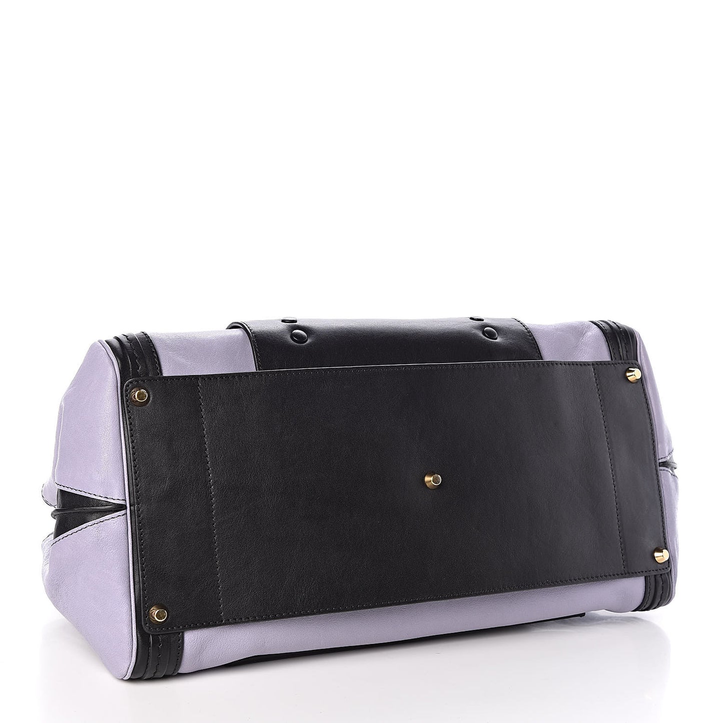 Calfskin Medium Alice Satchel Black Street Blue