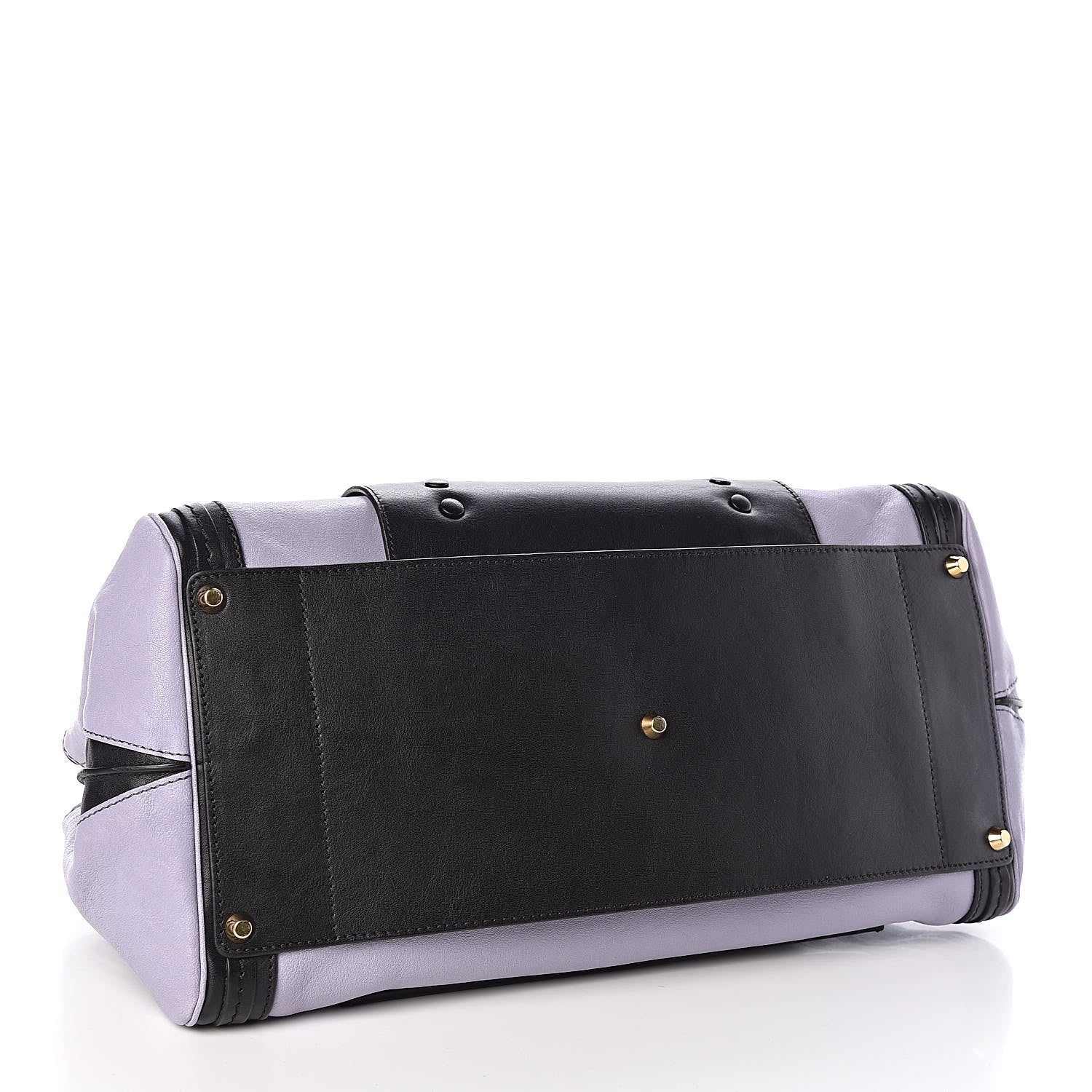 Chloe Calfskin Medium Alice Satchel Black Street Blue 4 of 9