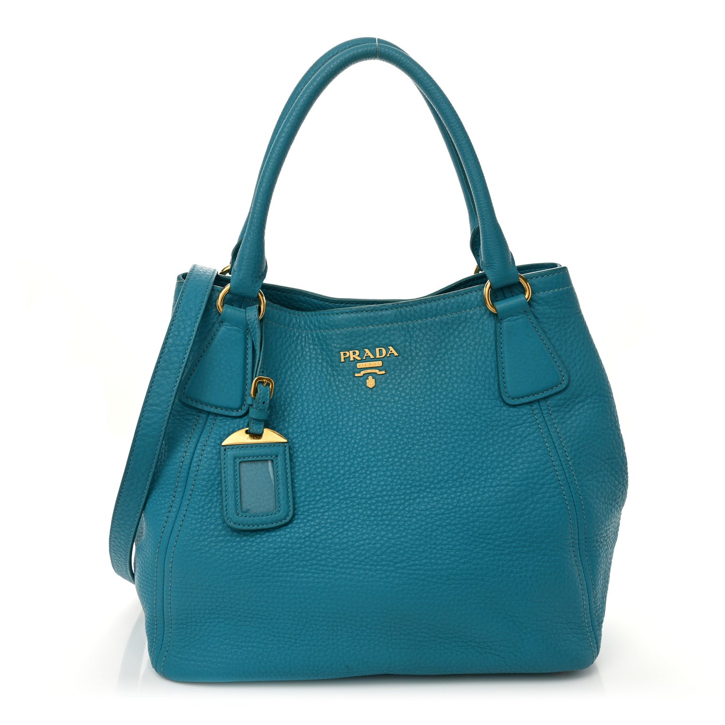 Vitello Daino Tote Turchese