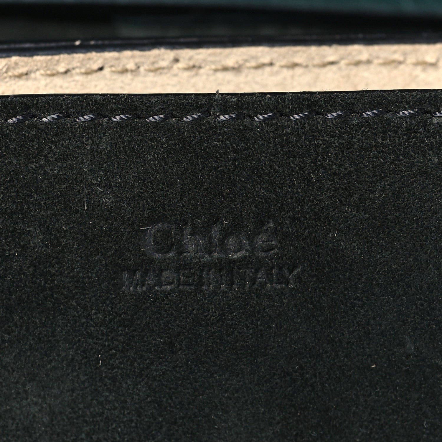 Chloe Suede Smooth Calfskin Drew Shoulder Bag Black 6 of 9