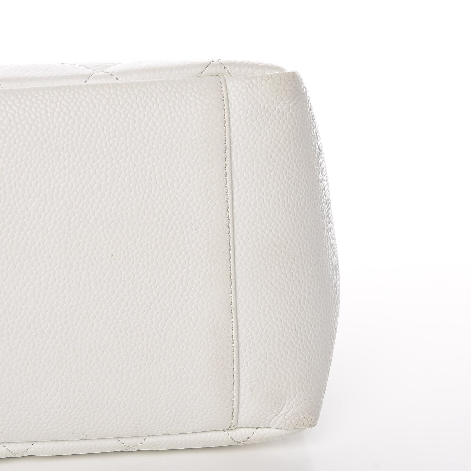 Chanel Caviar Quilted Grand Shopping Tote GST White 21 of 27