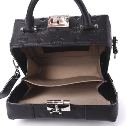 MCM Calfskin Ottomar Monogram Small Berlin Crossbody Black 5 of 9