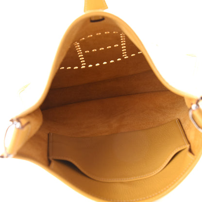 Hermes Taurillon Clemence Evelyne PM Curry 4 of 8