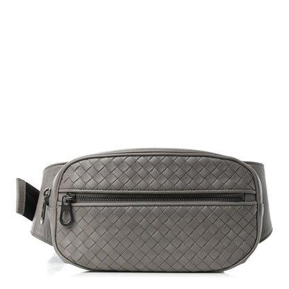 Bottega Veneta Nappa Intrecciato Belt Bag Dark Cement 1 of 9