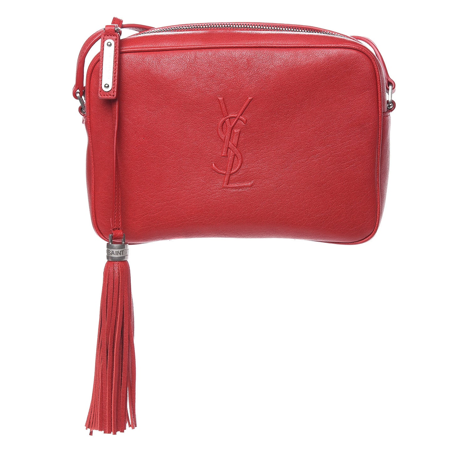 Calfskin Monogram Small Lou Camera Bag Red