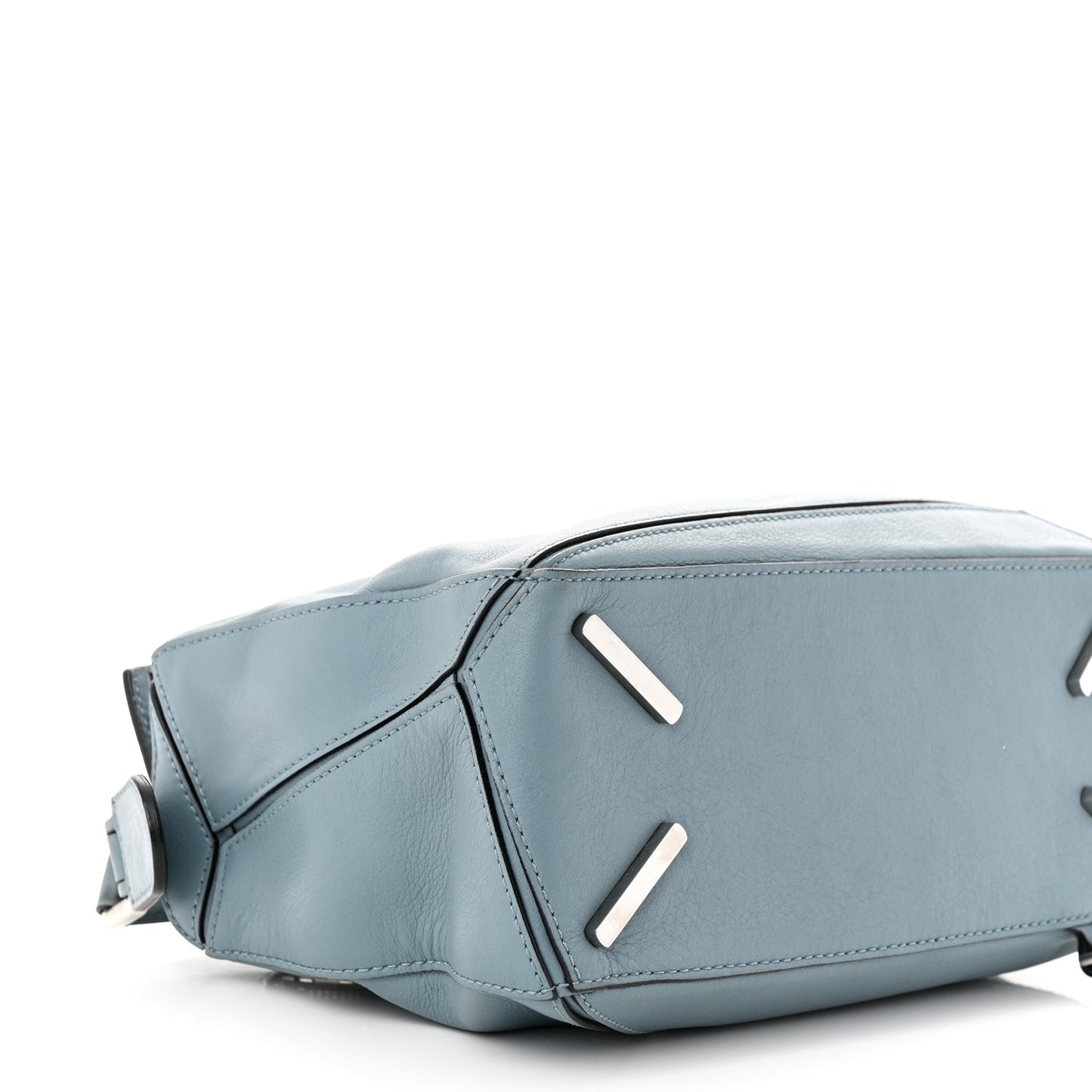 Calfskin Small Puzzle Bag Stone Blue