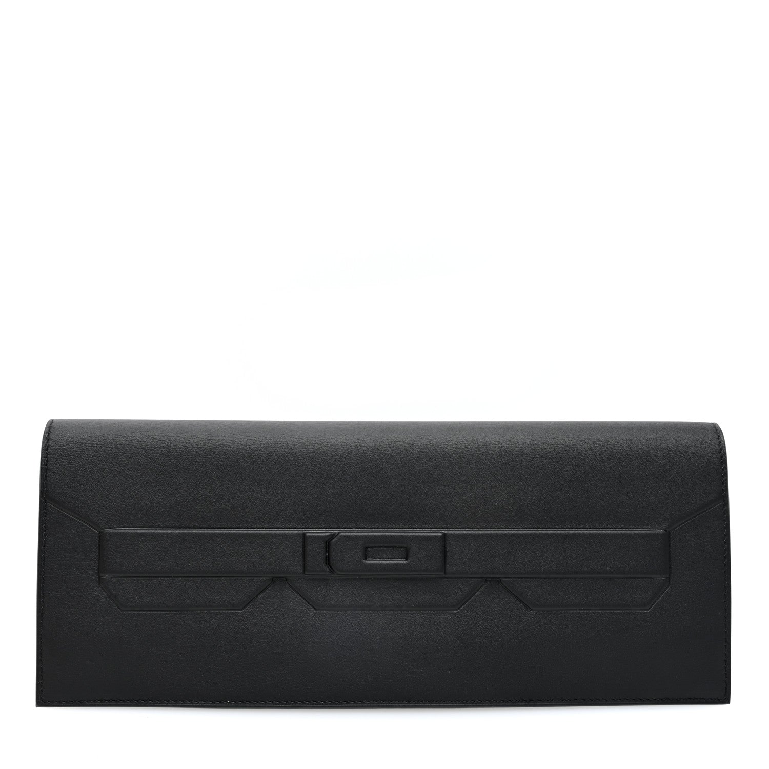 Hermes Swift Shadow Clutch 29 Black 1 of 11