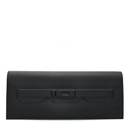 Hermes Swift Shadow Clutch 29 Black 1 of 11