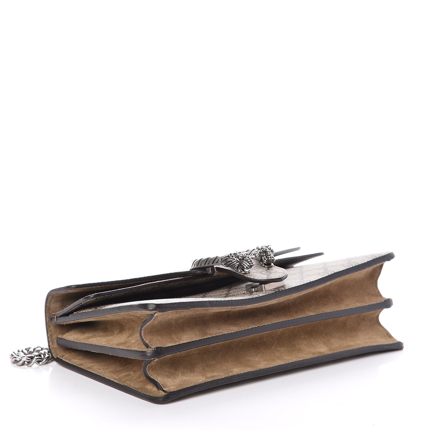 Gucci GG Supreme Monogram Small Dionysus Shoulder Bag Taupe 4 of 9