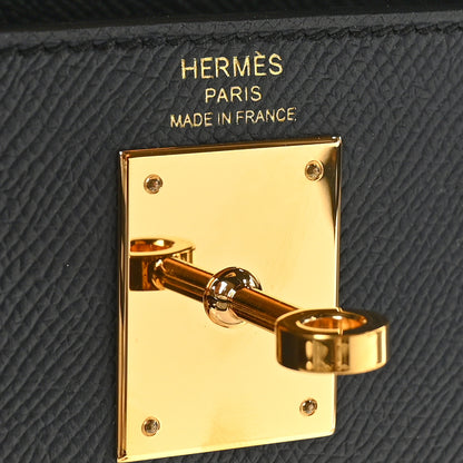 Hermes Epsom Kelly Sellier 28 Bleu Indigo 6 of 10