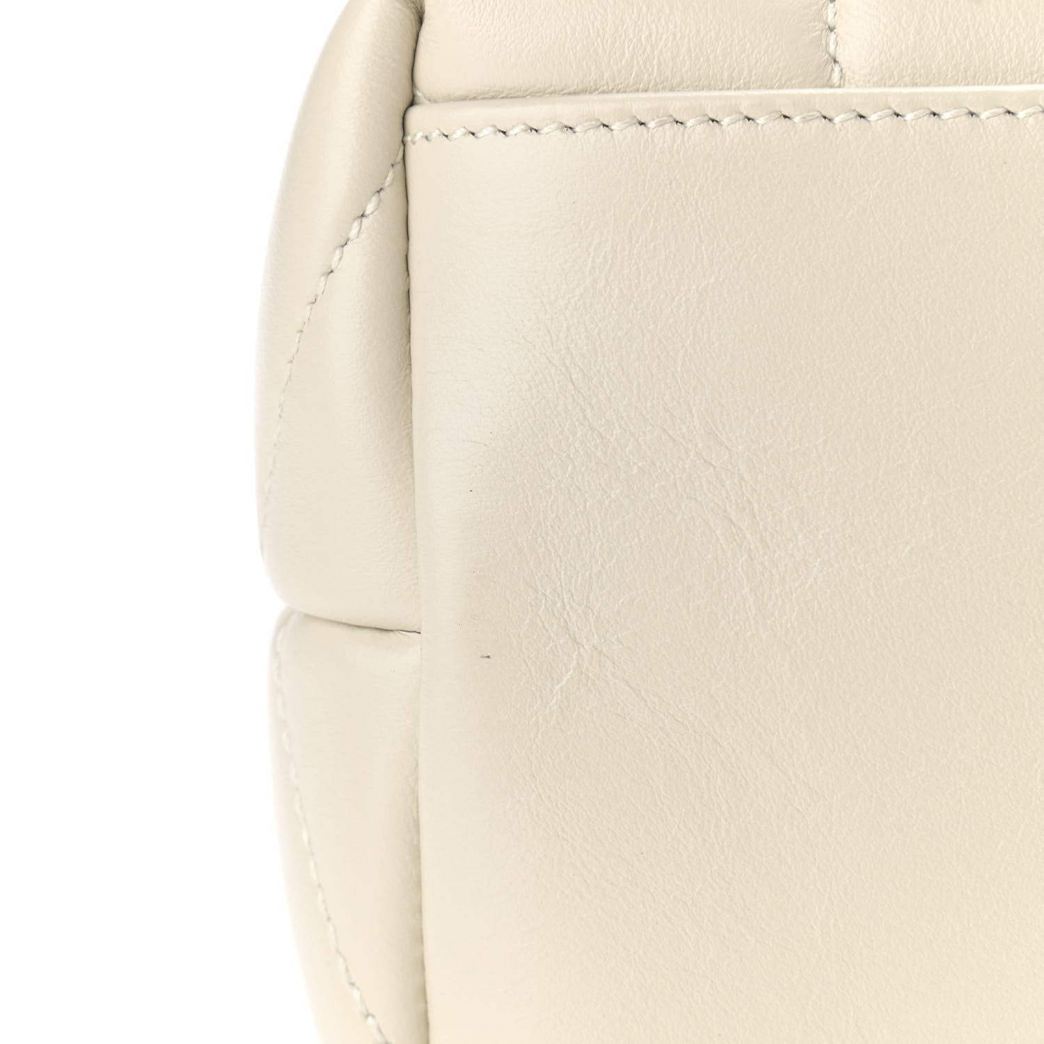 Saint Laurent Calfskin Y Quilted Monogram Medium Loulou Chain Satchel Crema Soft 10 of 12