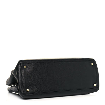 Chanel Calfskin Cerf Executive Shopper Tote Black 4 of 18