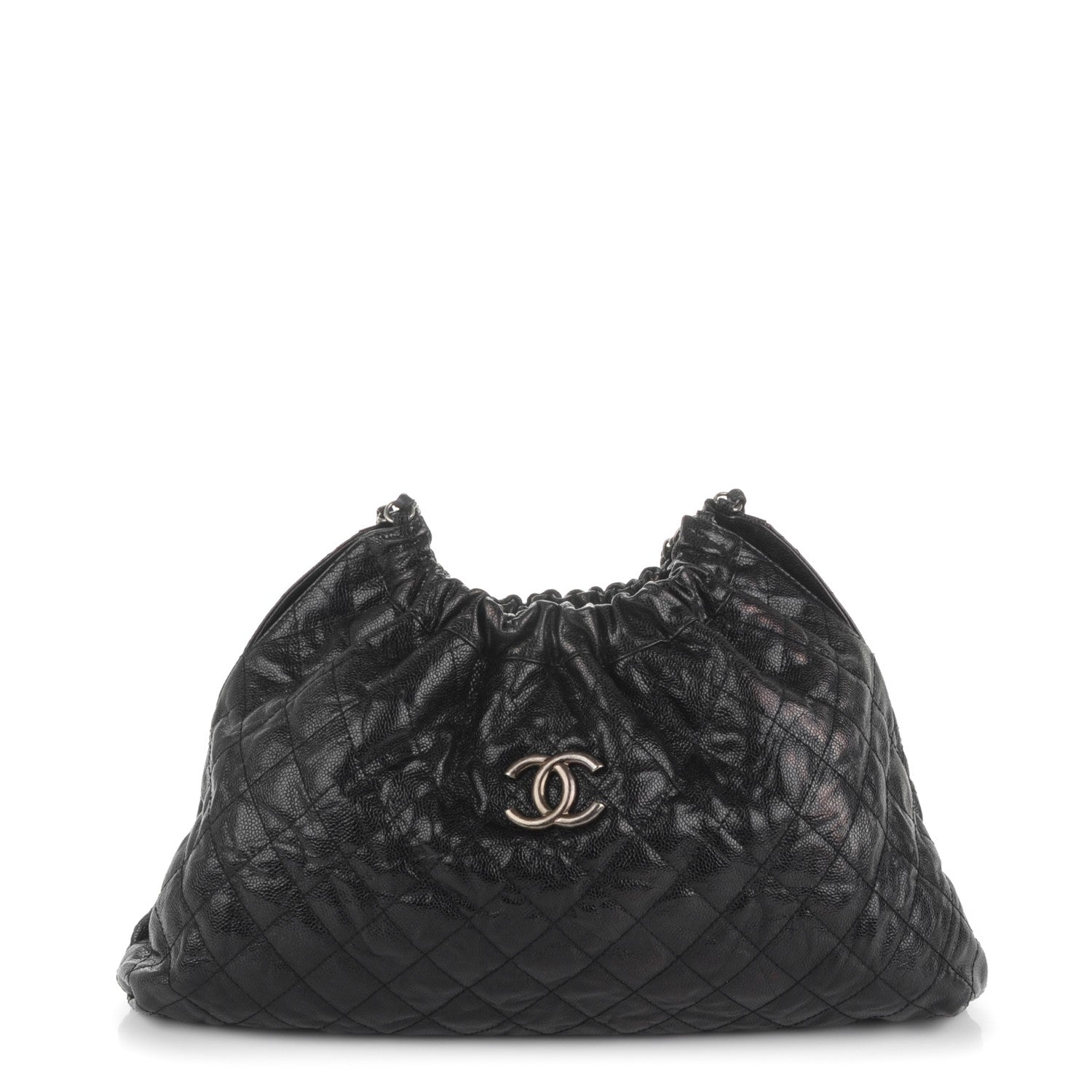 Chanel Caviar Quilted Medium Elastic Tote Black 1 of 7