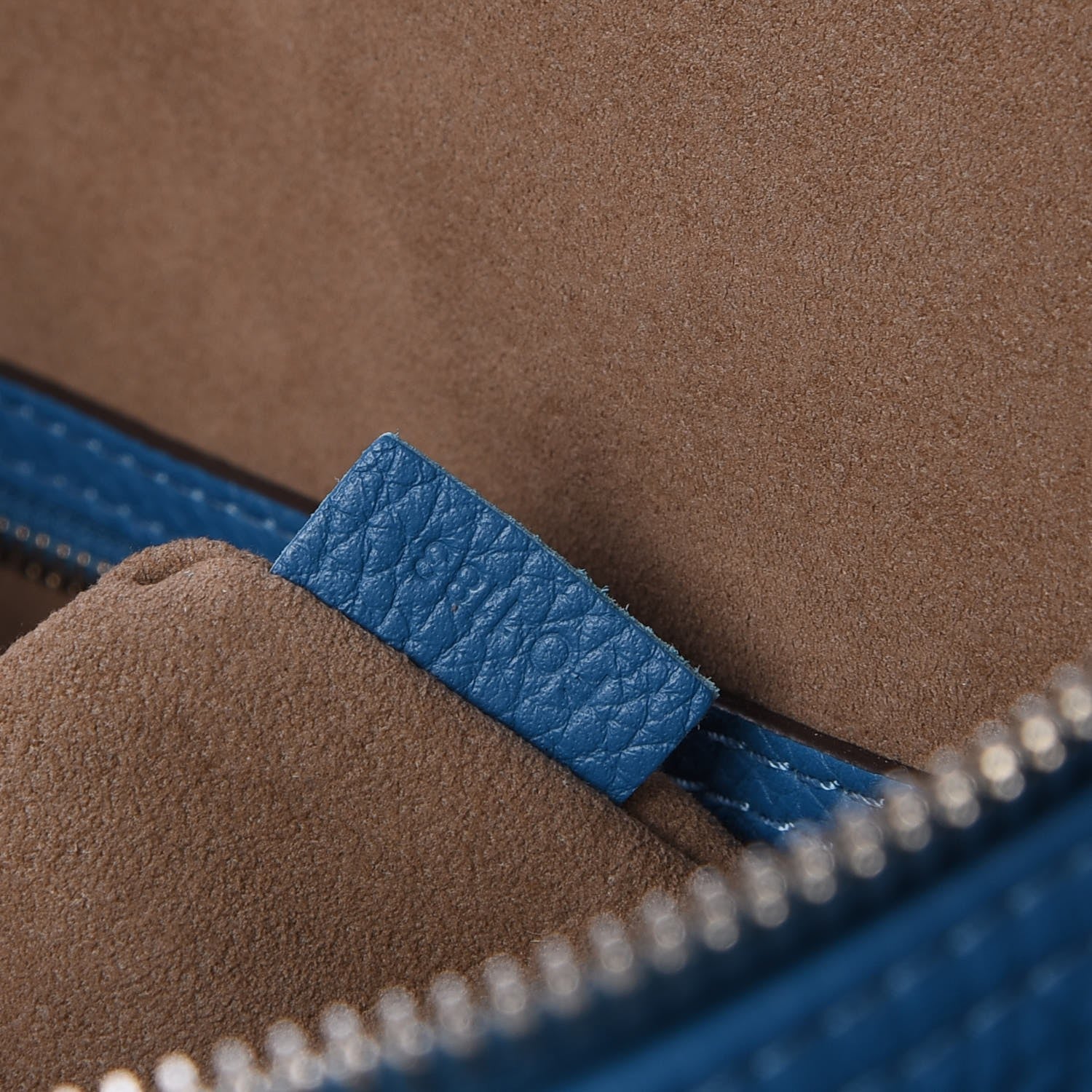 Louis Vuitton Taurillon Keepall Bandouliere 45 Bleu Canard 8 of 14