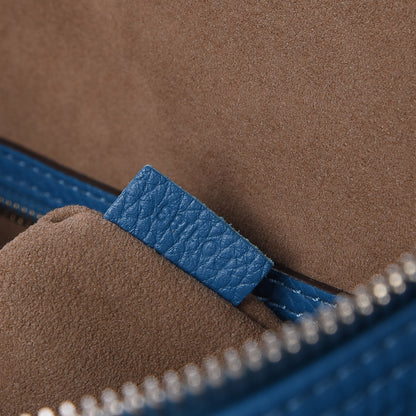 Louis Vuitton Taurillon Keepall Bandouliere 45 Bleu Canard 8 of 14