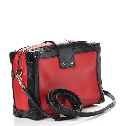 Louis Vuitton Calfskin Petite Malle Soft MM Rouge 3 of 8