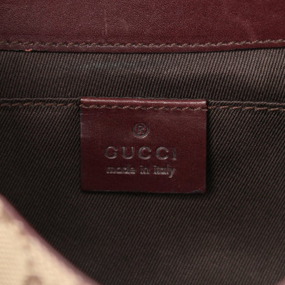Gucci Monogram Studded Horsebit Clutch Bordeaux 5 of 12