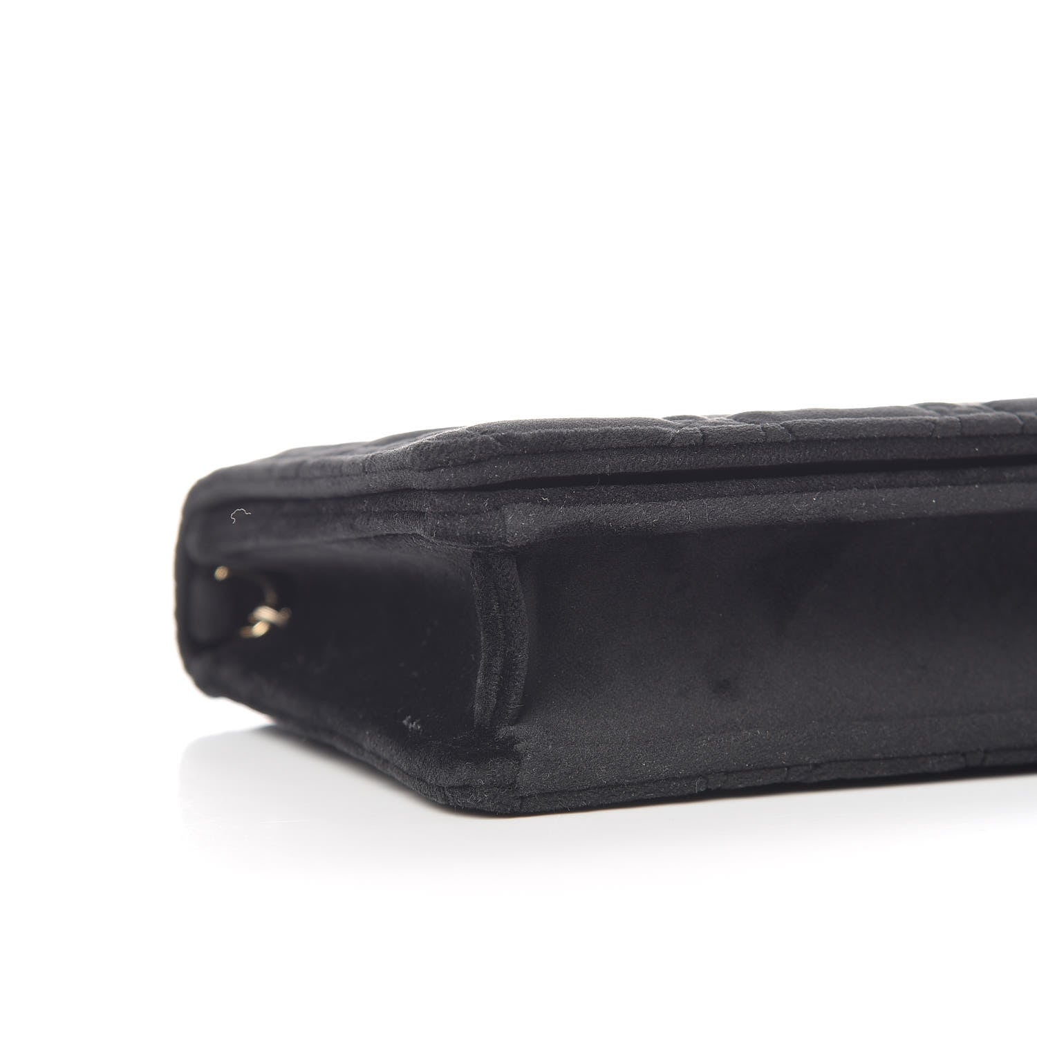 Christian Dior Velvet Cannage Lady Dior Convertible Clutch Black 10 of 12
