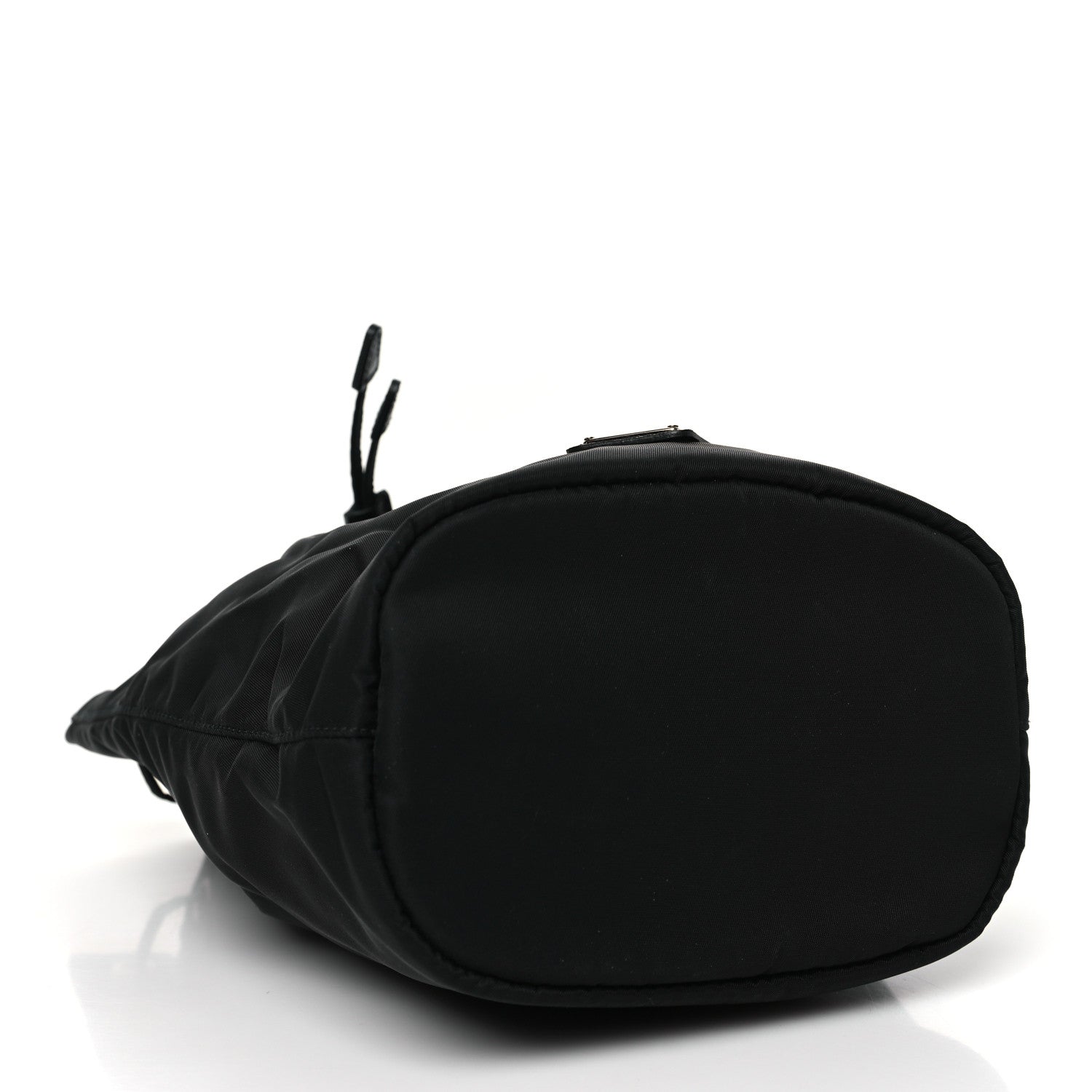 Prada Nylon Vela Drawstring Wristlet Pouch Black 4 of 8