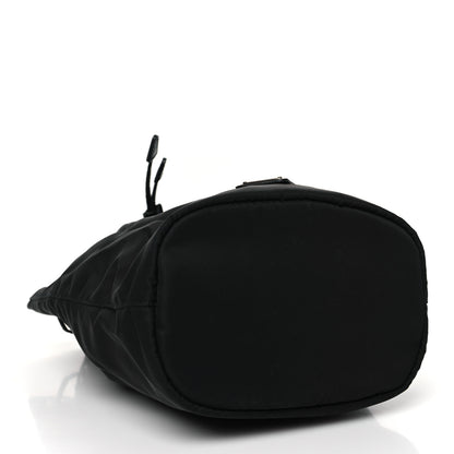 Prada Nylon Vela Drawstring Wristlet Pouch Black 4 of 8