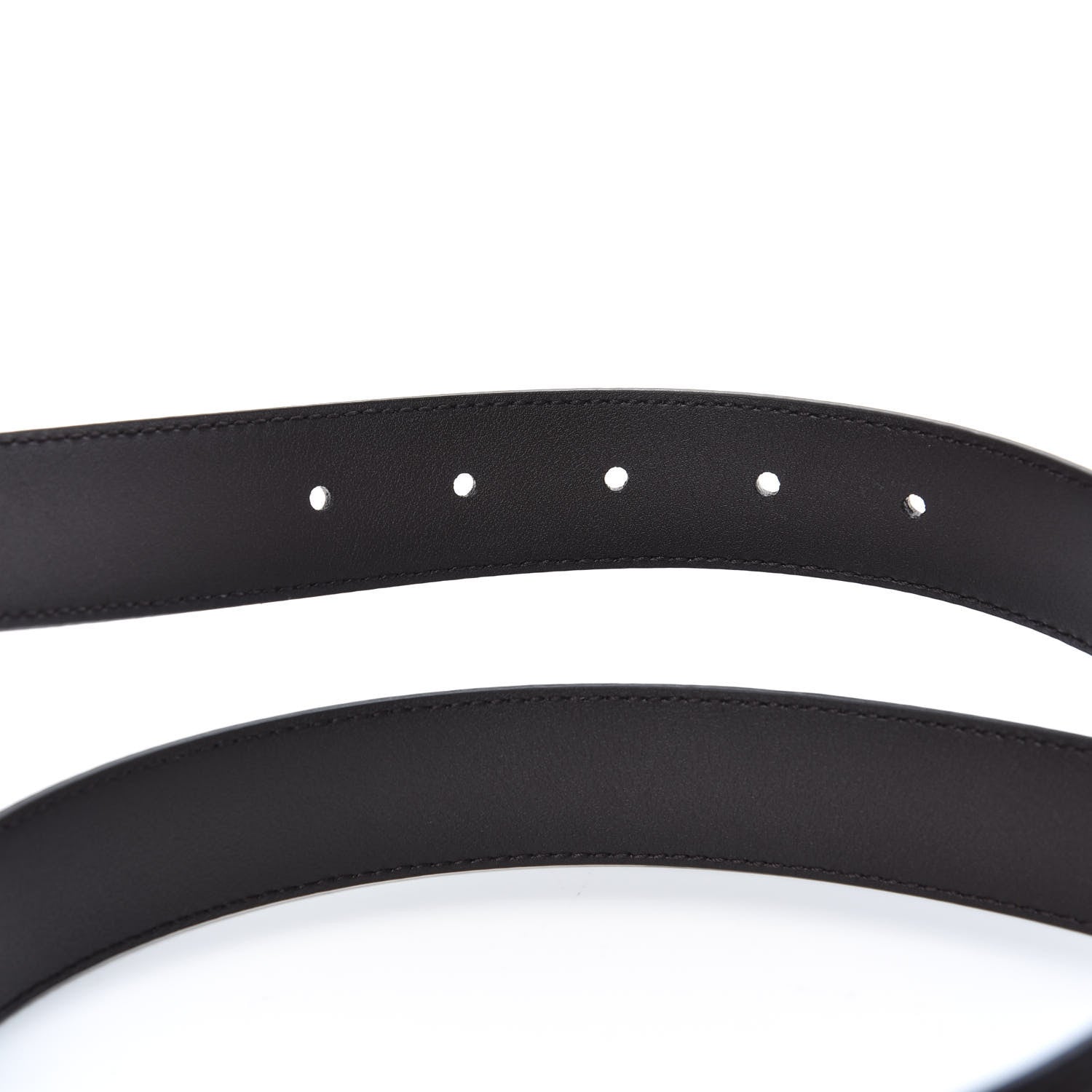 Gucci Calfskin Belt 85 34 Dark Brown 3 of 4