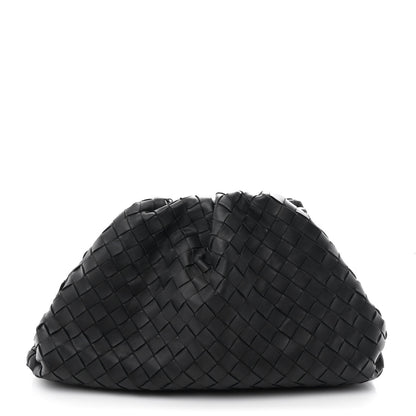 Bottega Veneta Nappa Maxi Intrecciato The Pouch Oversized Clutch Black 1 of 9