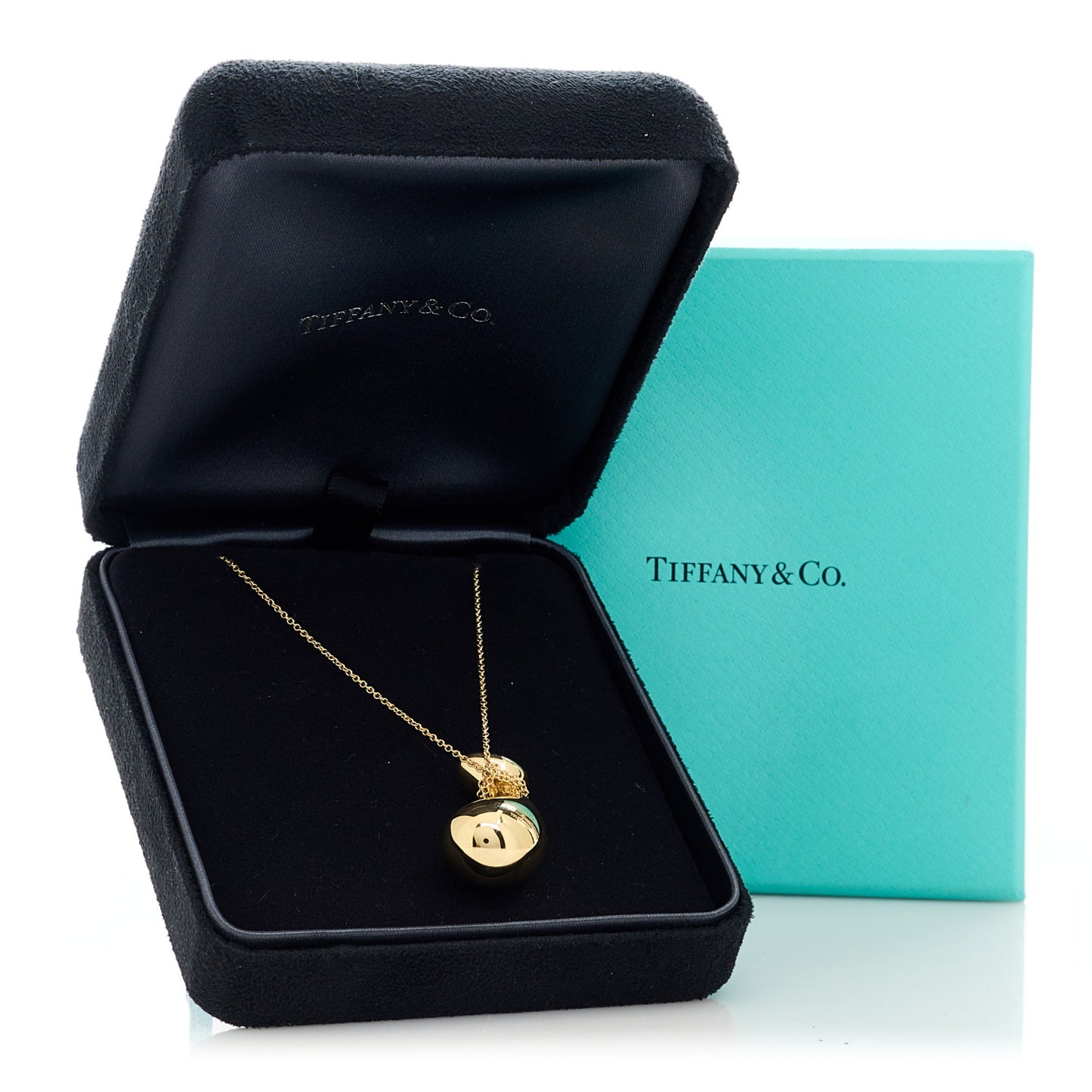 18K Yellow Gold Elsa Peretti Bottle Jug Pendant Necklace