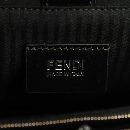 Fendi Patent Vitello Elite Petite 2Jours Tote Black 6 of 9