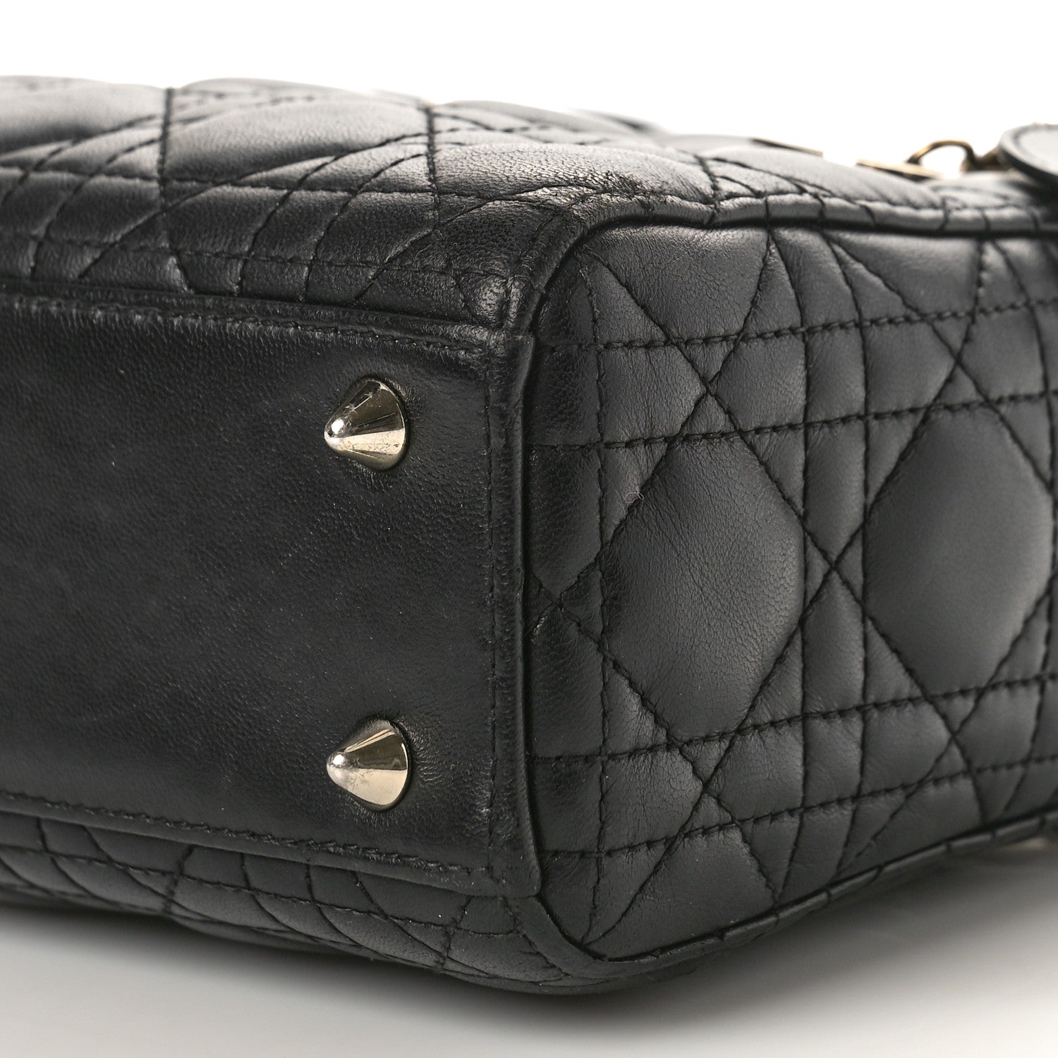 Christian Dior Lambskin Cannage Small My ABCDior Lady Dior Black 8 of 8