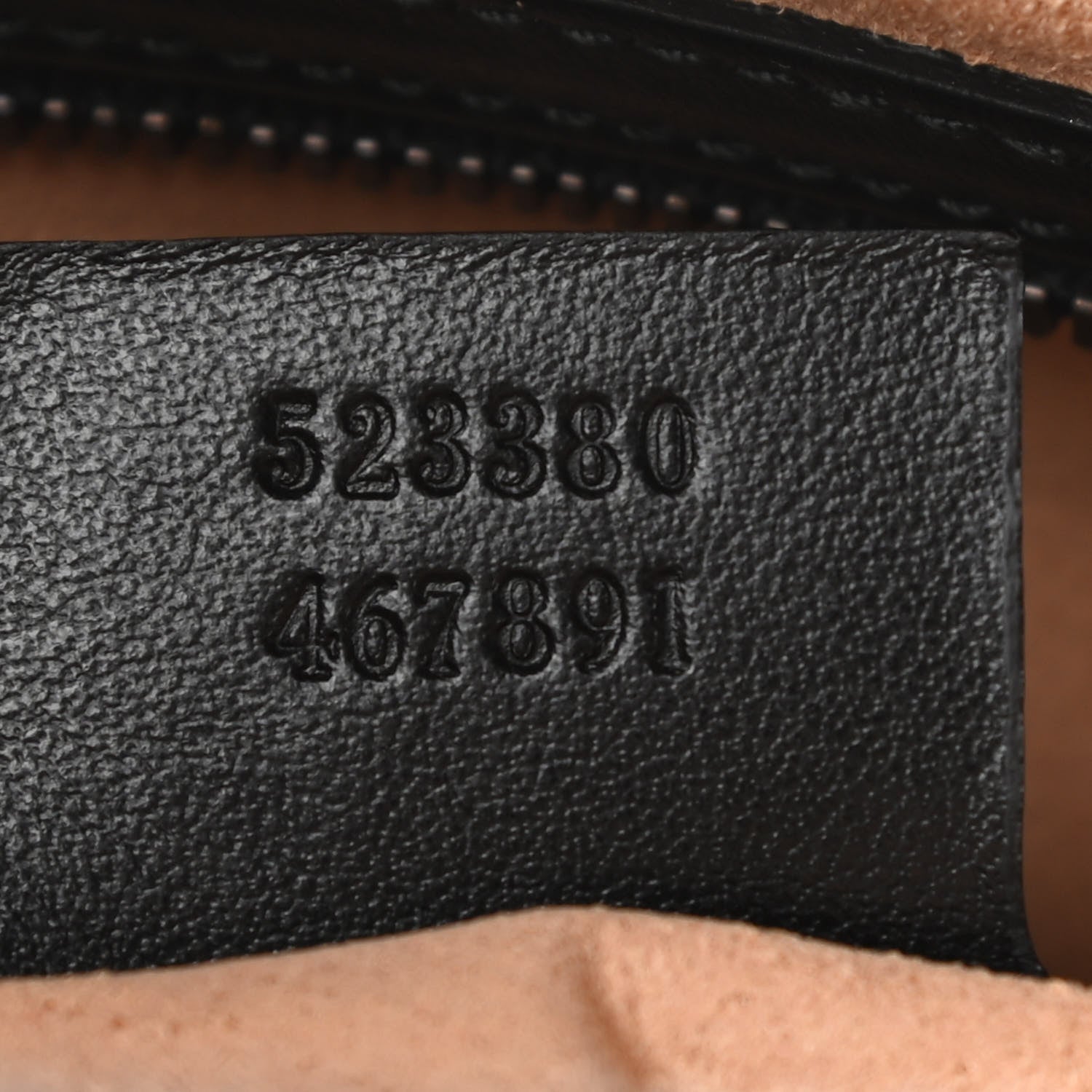 Gucci Calfskin Matelasse Mens GG Marmont Belt Bag 80 32 Black 6 of 11