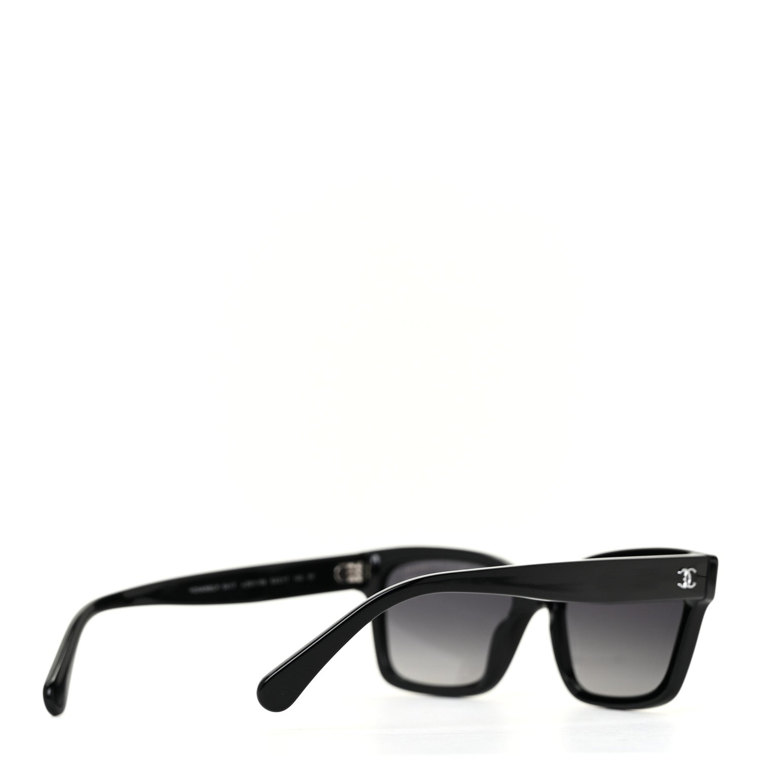 Chanel Acetate Polarized Square Sunglasses 5417 Black 4 of 7