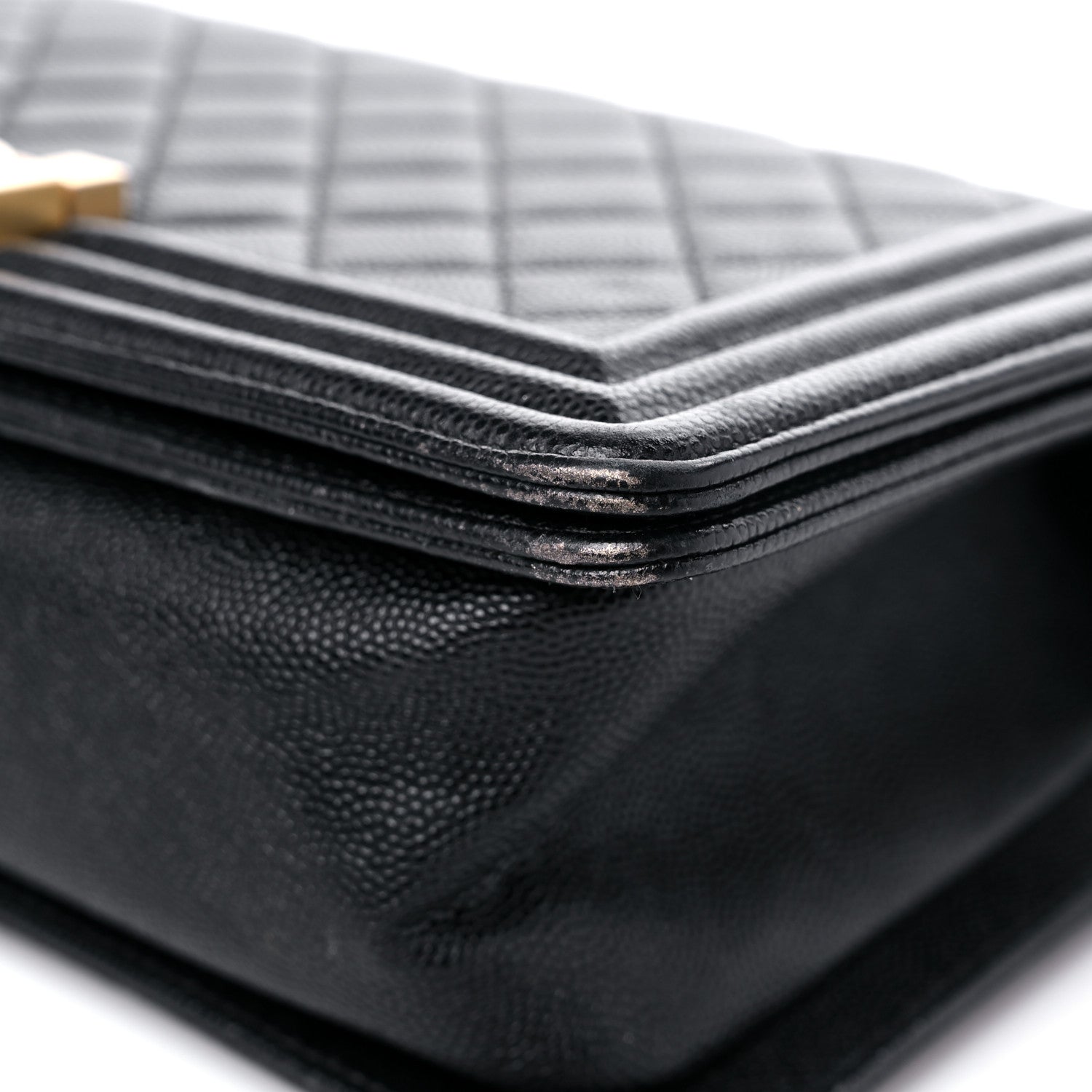 Chanel Caviar Quilted Medium Boy Flap Black 9 of 18
