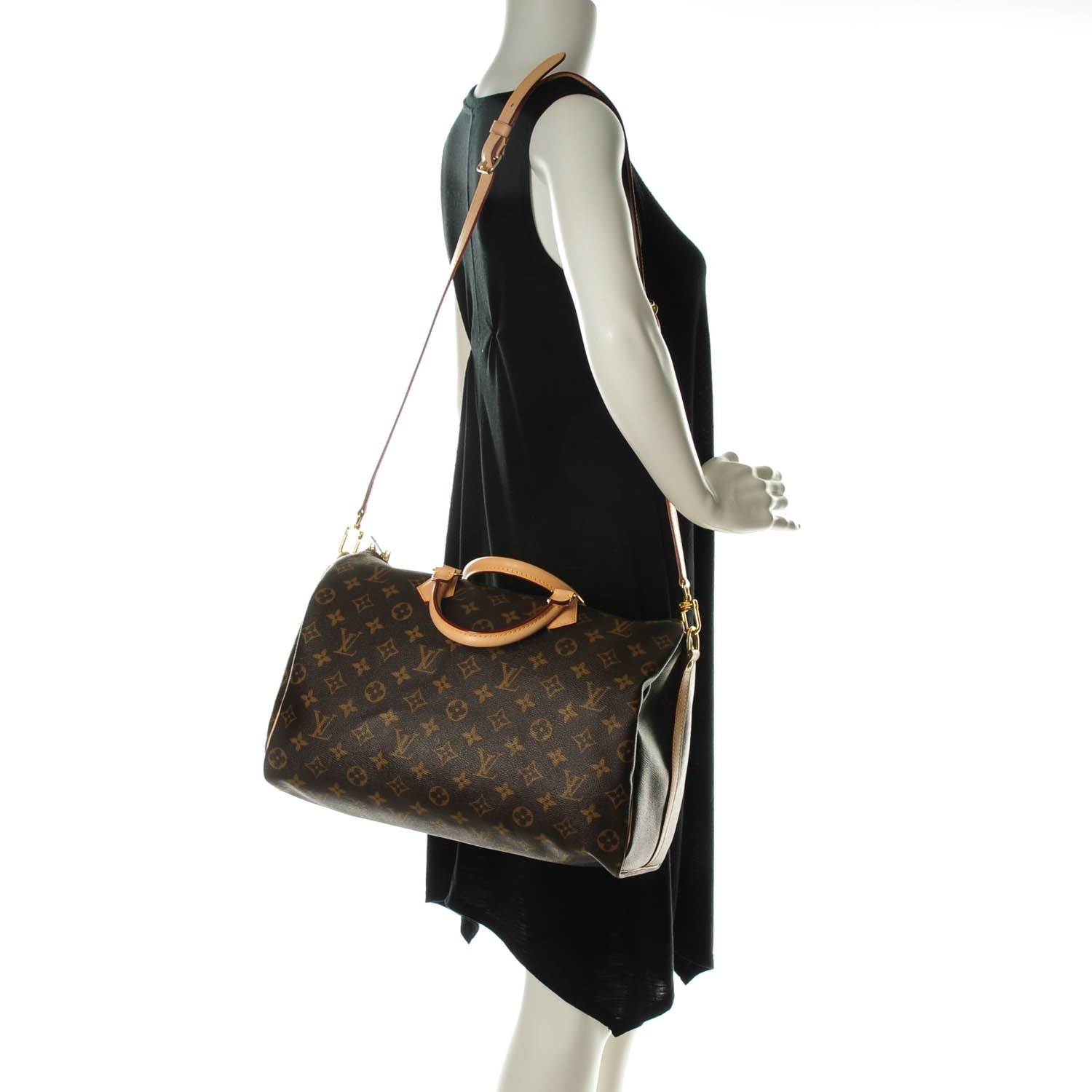 Louis Vuitton Monogram Speedy Bandouliere 35 2 of 8