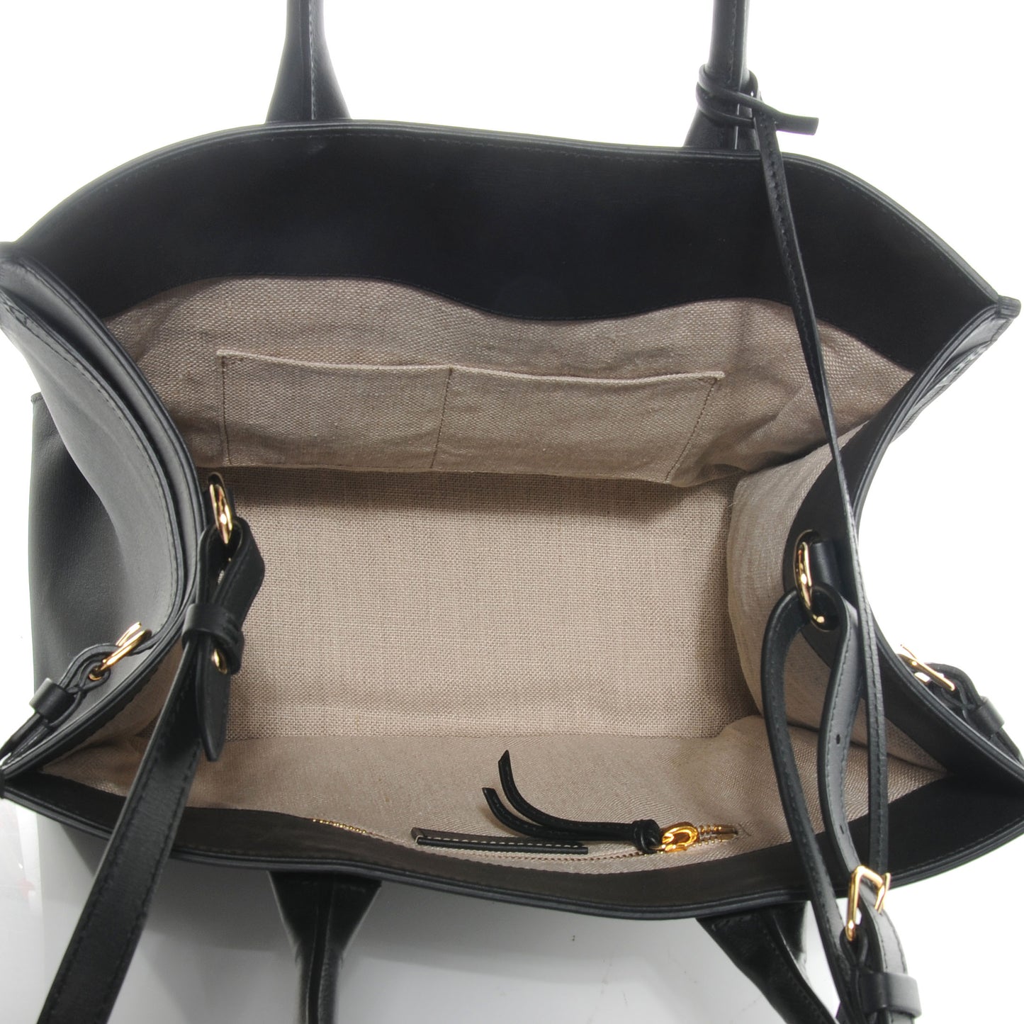 Snakeskin Agneau Padlock Black